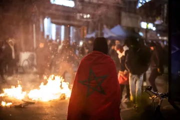 Marokanci diljem Europe divljali nakon ispadanja sa Svjetskog nogometnog prvenstva