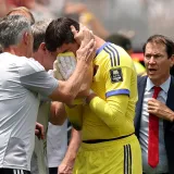 Courtois se ozlijedio i u suzama napustio teren: Emotivni opro&scaron;taj od Mundijala slomio Belgiju