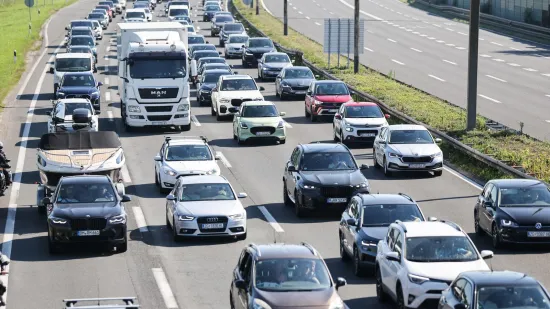 Kilometarske kolone vozila na autocestama, na A1 prometna nesreća