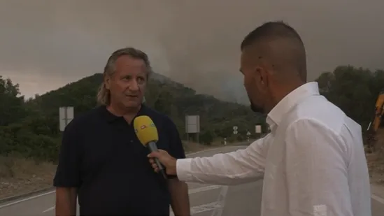 Požar na Korčuli ra&scaron;trkao se na sve strane, zapovjednik Simović: 'Ovdje sve može biti ugroženo'
