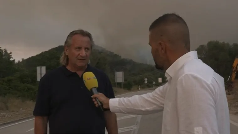 Požar na Korčuli ra&scaron;trkao se na sve strane, zapovjednik Simović: 'Ovdje sve može biti ugroženo'