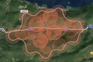 Satelitske snimke otkrivaju razmjere kataklizme na Korčuli: Dvije fronte spojile su se u pakao