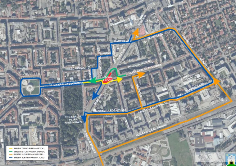 Počinje obnova važnog križanja u centru Zagreba, radovi će trajati mjesec dana