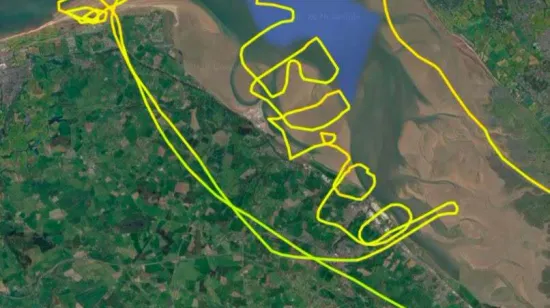 Instruktor letenja ostavio jako čudan 'trag' na nebu, pazite &scaron;to je uhvatio radar