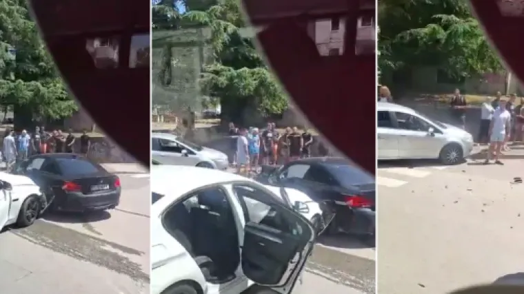 Kr&scaron; i lom u Puli: Žestok sudar dva automobila! Pogledajte snimku s mjesta nesreće