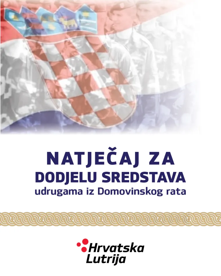 Hrvatska Lutrija dodjeljuje 63.000 eura udrugama iz Domovinskog rata