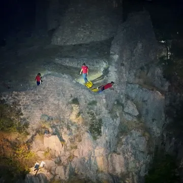Donosimo snimku spa&scaron;avanja mu&scaron;karca koji je 10 sati visio naglavačke u kanjonu Čikole
