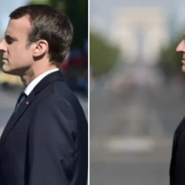 Isti trg, ista poza, devet godina razlike: Pogledajte Macronove fotografije o kojima svi pričaju