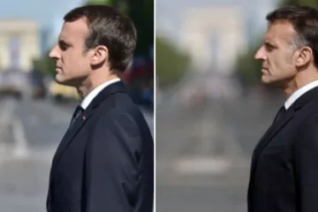 Isti trg, ista poza, devet godina razlike: Pogledajte Macronove fotografije o kojima svi pričaju