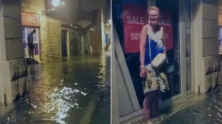 Pogledajte kakva pojava je pogodila na&scaron; otok: 'More je bilo do koljena, ljudi su bježali'