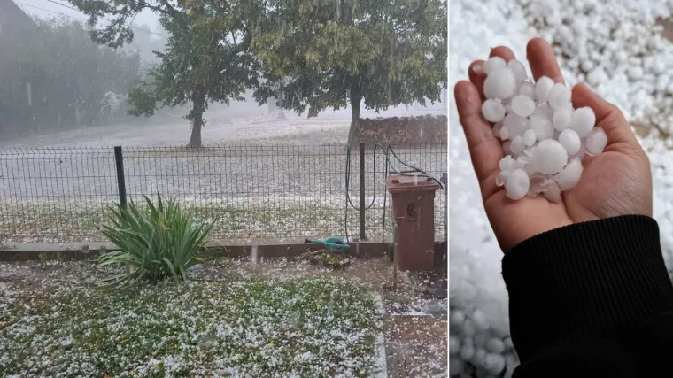 Nevrijeme na području Petrinje, dvori&scaron;ta prekrio debeli sloj leda: 'Ovo jo&scaron; nismo doživjeli'