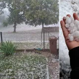 Nevrijeme na području Petrinje, dvori&scaron;ta prekrio debeli sloj leda: 'Ovo jo&scaron; nismo doživjeli'
