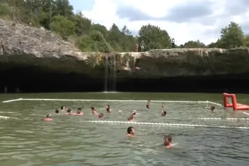 Može li bolje? Vaterpolo ispod slapa na jednoj od najljep&scaron;ih lokacija sredi&scaron;nje Istre