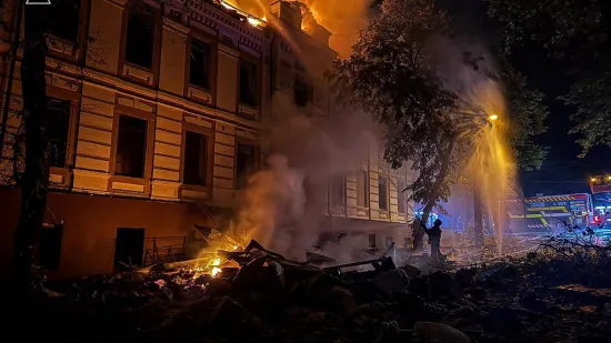 Odmazda za udar na 'ruski Amazon': Projektili pogodili Kijev, požari bukte diljem grada