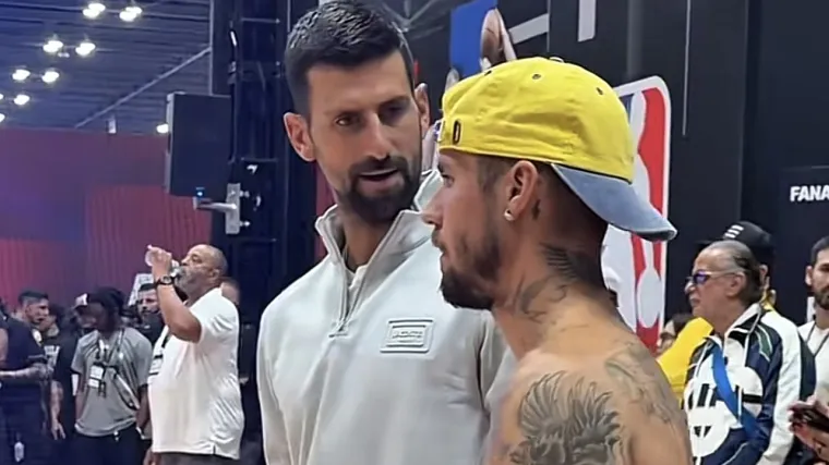 Đoković podučio Biebera ko&scaron;arci uoči povijesnog finala: Nije se zaustavilo samo na tome