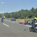 Sudar auta i motora na A1: Dignut i helikopter, stvara se kolona prema Zagrebu
