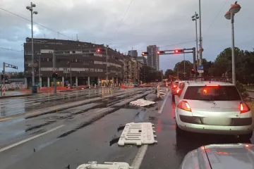 Vjetar napravio probleme u Zagrebu: 'Ovo je katastrofa', temperatura pala za 10 stupnjeva