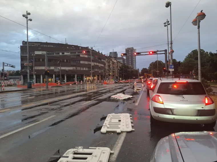 Vjetar napravio probleme u Zagrebu: 'Ovo je katastrofa', temperatura pala za 10 stupnjeva