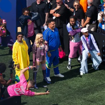 Poluvrijeme koje je zasjenilo utakmicu? Pogledajte kakav su show priredile Madonna i ekipa