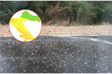 Oluja pogodila dio Hrvatske: Pala tuča, temperature se snizile, a najgore tek dolazi