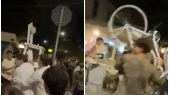&Scaron;ake, noge i bicikl letjeli na sve strane: &Scaron;iri se snimka masovne tučnjave
