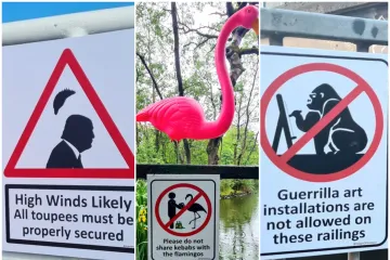 Mu&scaron;karac postavlja urnebesne prometne znakove po gradu: Ovi će vas nasmijati do suza