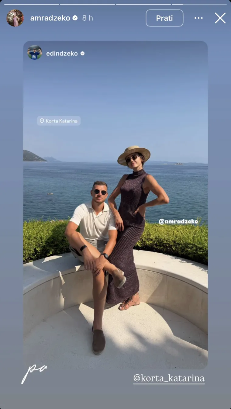 Edin i Amra Džeko uživaju na Pelje&scaron;cu, ali poluotok za nogometa&scaron;a nije samo odmor