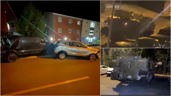 Pijani vojnici ukrali te&scaron;ki oklopnjak pa razbijali parkirane automobile