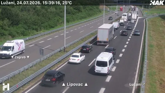 Sudar kod Lužana stvorio gužvu: Ima ozlijeđenih, vozači čekaju u kolonama