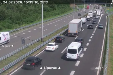 Sudar kod Lužana stvorio gužvu: Ima ozlijeđenih, vozači čekaju u kolonama