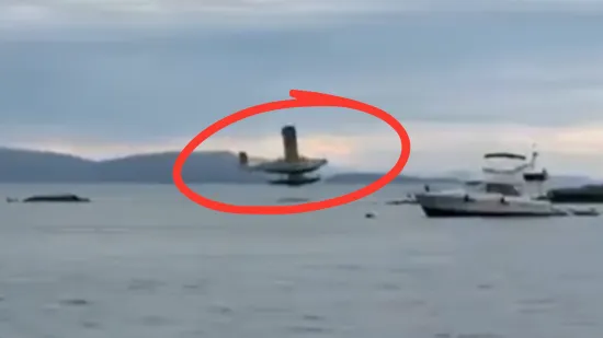 Snimili trenutak pada hidroaviona s 11 ljudi u more, zavr&scaron;io je u plamenu