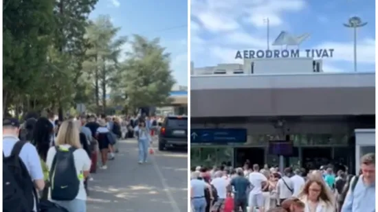 Ogromna kolona pred aerodromom u Tivtu: Razlog bi mogao biti jo&scaron; bizarniji