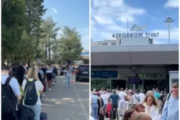 Ogromna kolona pred aerodromom u Tivtu: Razlog bi mogao biti jo&scaron; bizarniji