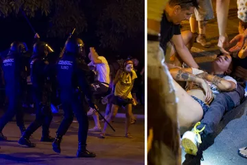Eksplodirao bijes u turističkom raju: Letjele boce i gumeni meci, ima ozlijeđenih
