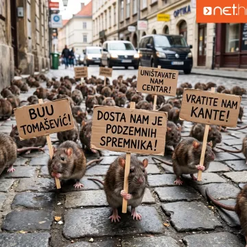 Spontano okupljanje prosvjednika