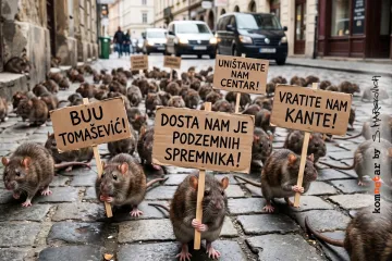 Spontano okupljanje prosvjednika