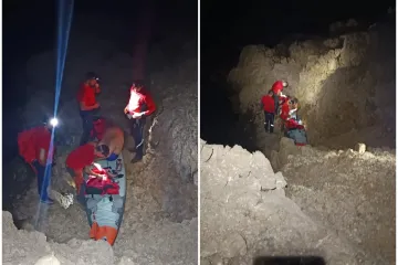 Bura turista odnijela sve do Paga: HGSS ga satima tražio na nepristupačnoj obali