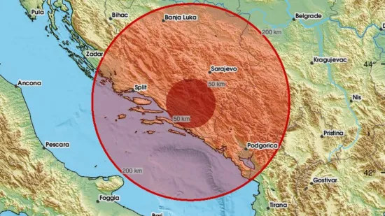 Potres pogodio Hercegovinu, osjetio se i na jugu Hrvatske