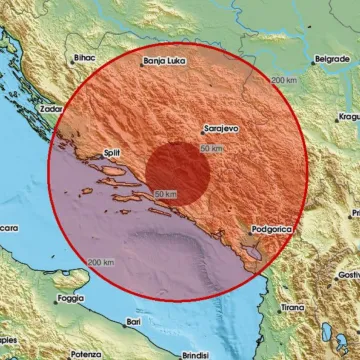 Potres pogodio Hercegovinu, osjetio se i na jugu Hrvatske
