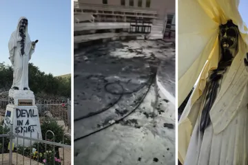 Užas u Međugorju: I&scaron;arani kipovi Gospe, osvanule skandalozne poruke! Zapaljen i vanjski oltar