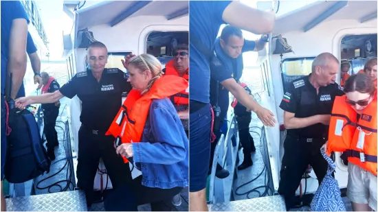 Drama na Dunavu: Nasukao se kruzer zbog niskog vodostaja, policija evakuirala 238 ljudi