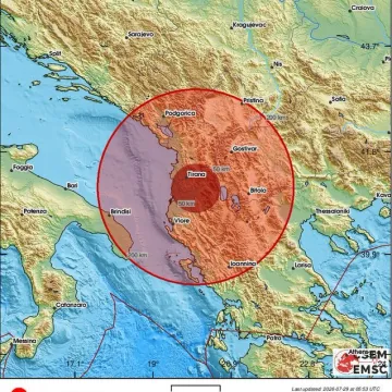 Nakon Sarajeva zatresla se i Albanija: Potres se osjetio u vi&scaron;e gradova