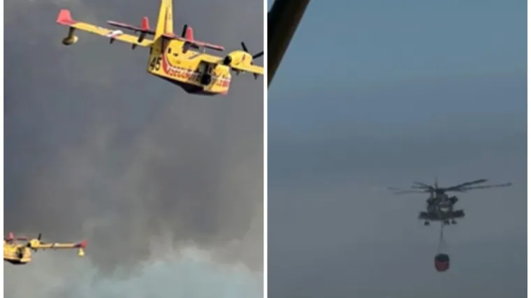 Hrvatski kanader i dvije posade već &scaron;esti dan gase požare kod Bordeauxa