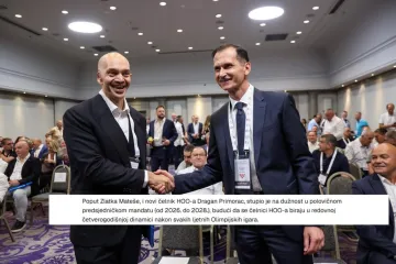 Odbor u tekstu službene objave za predsjednika: 'Novi čelnik HOO-a Dragan Primorac...'