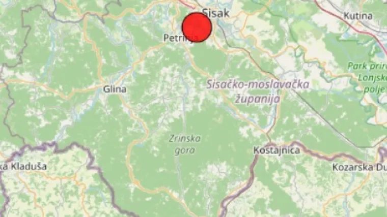 Novi potres uznemirio Si&scaron;čane i Zagrepčane: 'Majko, kao da je granata pala kraj kuće'