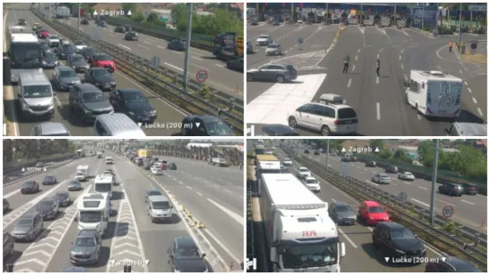 Zatvorena autocesta u smjeru mora zbog te&scaron;ke nesreće: Na A1 sletio helikopter