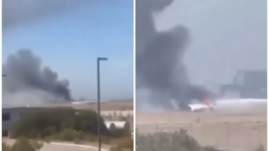 Sru&scaron;io se skupocjeni američki borbeni avion, izbio i požar