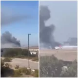 Sru&scaron;io se skupocjeni američki borbeni avion, izbio i požar