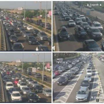 Kilometarske gužve diljem zemlje! Na Lučkom kolona vozila od 12 kilometara