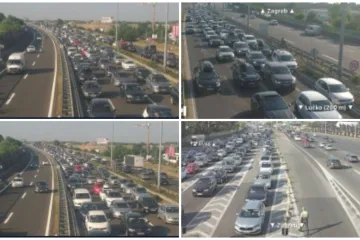 Kilometarske gužve diljem zemlje! Na Lučkom kolona vozila od 12 kilometara